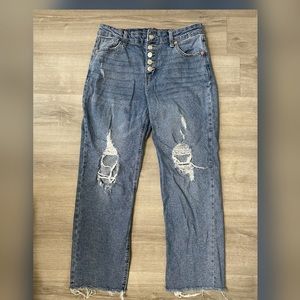 Wild fable hi rise straight ankle jeans size 8
